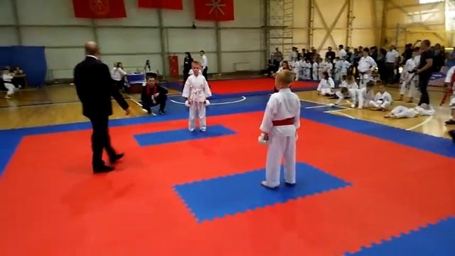 Ясашин Саша ХЕН-О 6-7 лет турнир по каратэ Тула смотреть онлайн