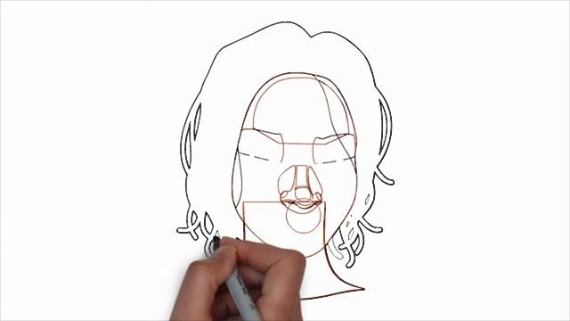 Как рисовать лицо. Как карандашом нарисовать лицо девушки смотреть онлайн