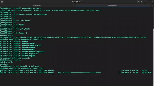 how to install docker in rhel 9 смотреть онлайн