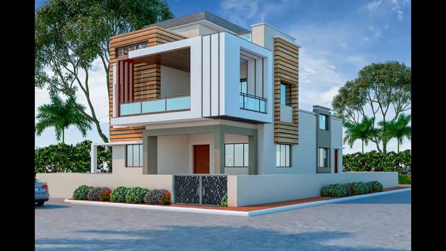 Top 50 Exterior Home 3d Design | 3Ds max Corona Rendering | Home Plans And Designs смотреть онлайн