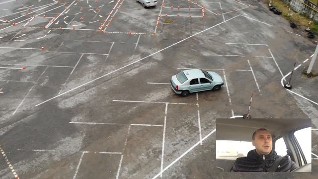 Автодром с квадрокоптера Автошкола Гарант Успеха Псков смотреть онлайн