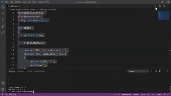 C++ Vectors Tutorial | Vectors In C++ | C++ Vector Example | C++ Programming Tutorial | Simplilearn
