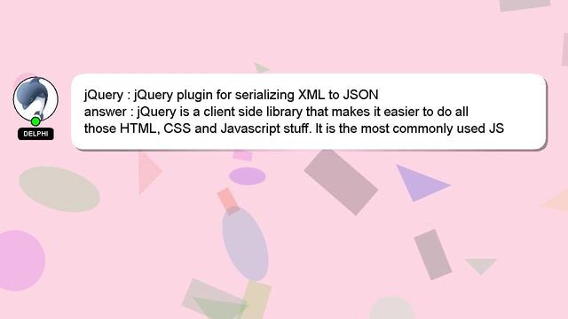 jQuery : jQuery plugin for serializing XML to JSON смотреть онлайн