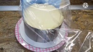 Бисквитный торт с крем-чиз, ананасами и киви / Pineapple, kiwi and cream cheese sponge CAKE