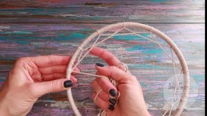 Ловец снов в виде луны своими руками. Пошаговый мастер класс.