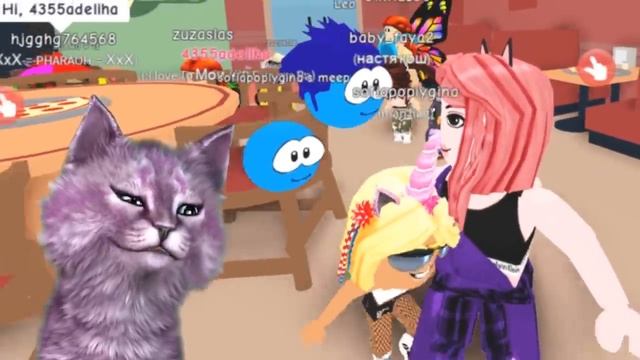 ТРОЕ КОТЯТ В МИП СИТИ! КОЛЯСКА И КОМНАТА ДЛЯ ПОДПИСЧИКОВ В РОБЛОКС смотреть онлайн