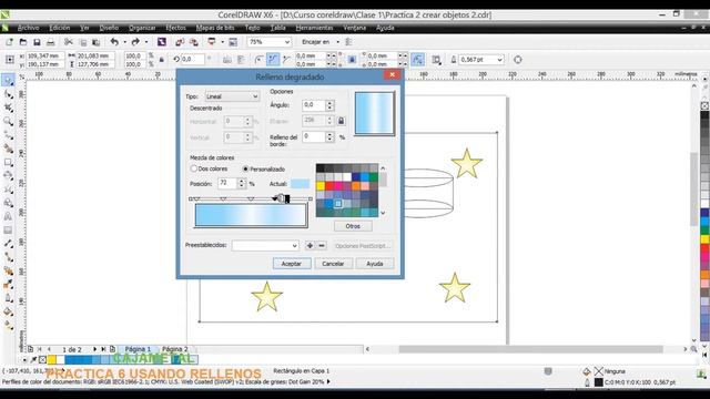 Corel Draw X6 Usando Rellenos [P6] смотреть онлайн