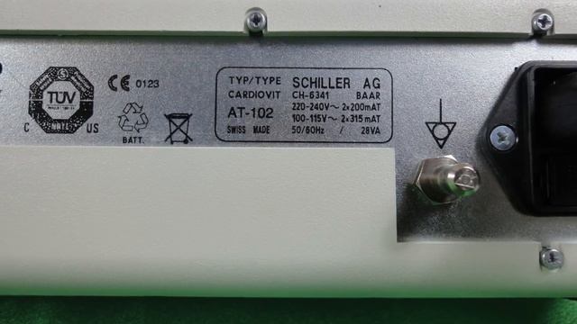 SCHILLER AT-102 ECG MONITOR смотреть онлайн