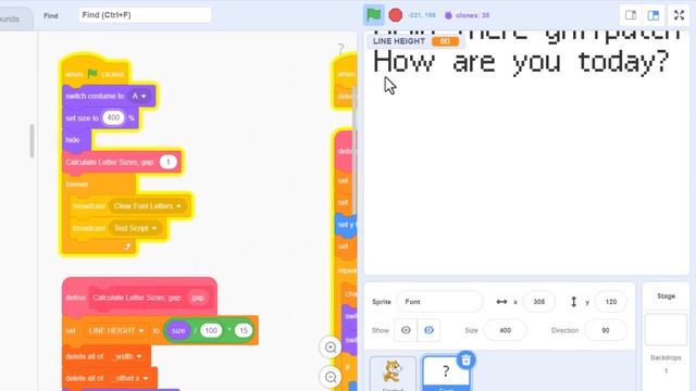 TEXT ENGINE #2 | Centering Text & More | Scratch Tutorial