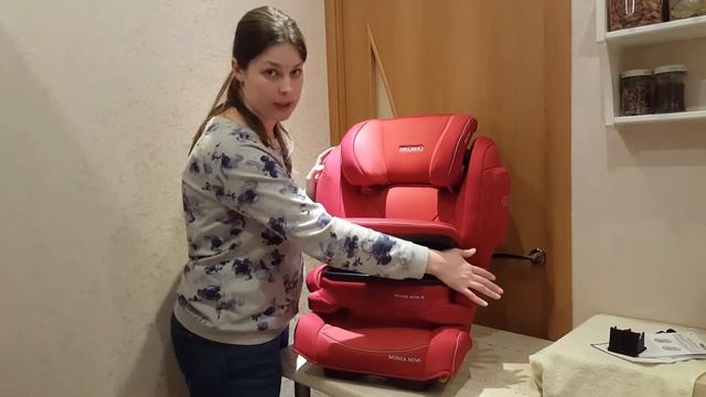 Автокресло детское RECARO Monza Nova IS SF Indy Red 6148.21505.66