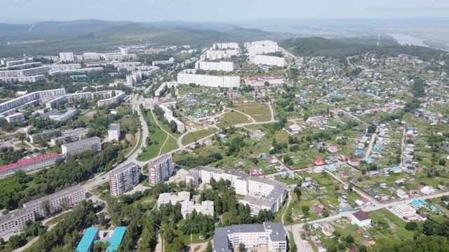 Amursk 2020. Drone Footage. Mavic Mini. Yagi Uda Antenna