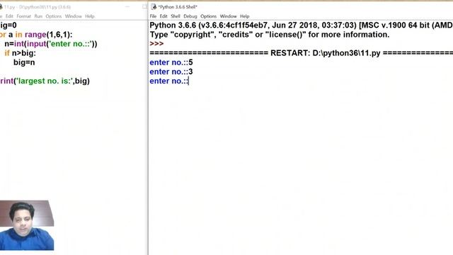 CLASS XI CS & IP PYTHON TUTORIAL-14 ON NESTED LOOPS - PART II смотреть онлайн