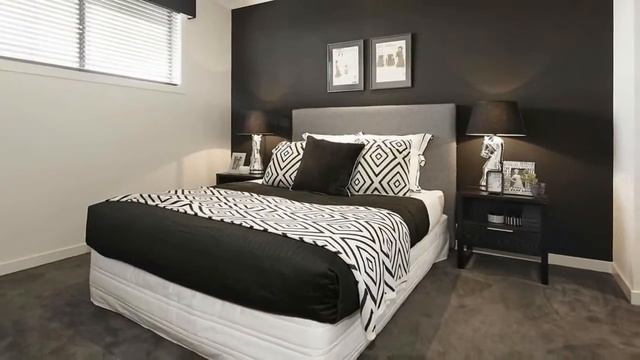 Интерьер дома в черно белом цвете. Загородный дом находится в Мельбурне. смотреть онлайн