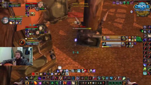 И снова здраствуйте! Лок Друид арена 2х2! wowcircle 3.3.5a wotlk смотреть онлайн
