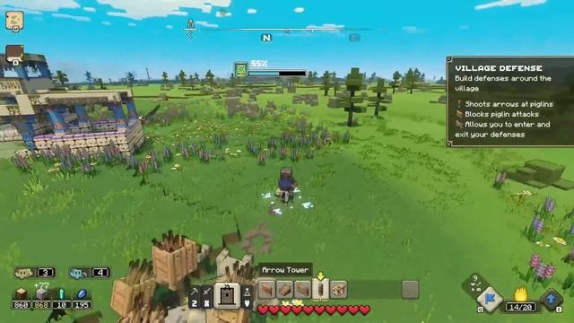 Minecraft Legends Gameplay Walkthrough Part 1 - The Piglins Attack! Saving the Overworld! смотреть онлайн