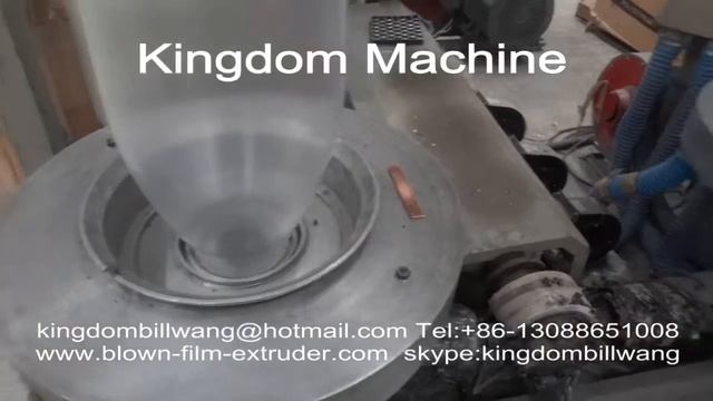 Двухручьевой экструдер. Оборудование для производства полиэтиленовой пленки. смотреть онлайн