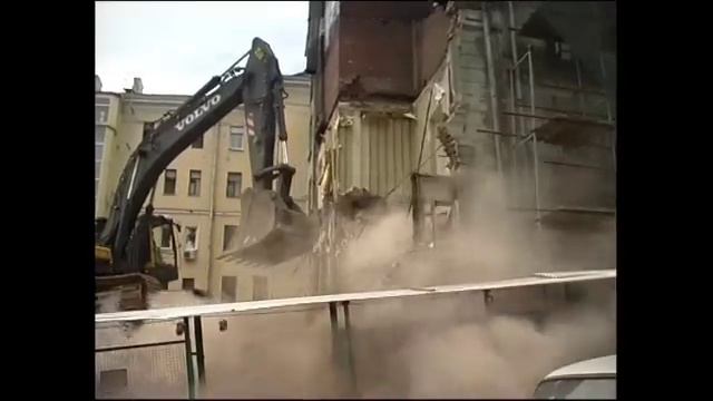 Печатников переулок дом 3. Снос дома. Лето 2008 смотреть онлайн