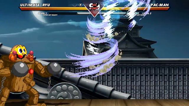 Ryu Vs Pac Man | Street Fighter Mugen Vs Tekken | High Level Insane Epic Fight