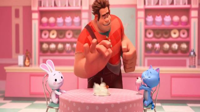 Ральф играет в игру (Pancake-Milksnake) | Ральф против интернета (2018) смотреть онлайн