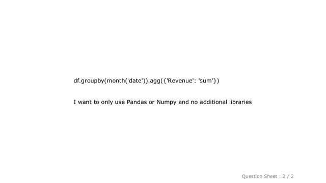 Pandas : How can I Group By Month from a Date field using Python/Pandas смотреть онлайн