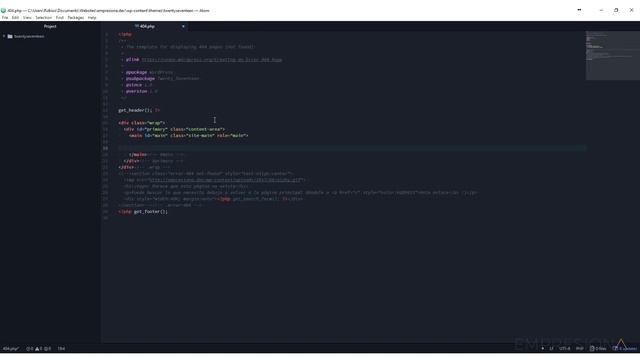 WordPress: Cómo personalizar la página del error 404 смотреть онлайн