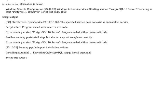 Trouble installing Postgresql смотреть онлайн