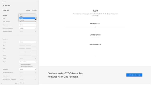 Using the Divider Element | YOOtheme Documentation смотреть онлайн