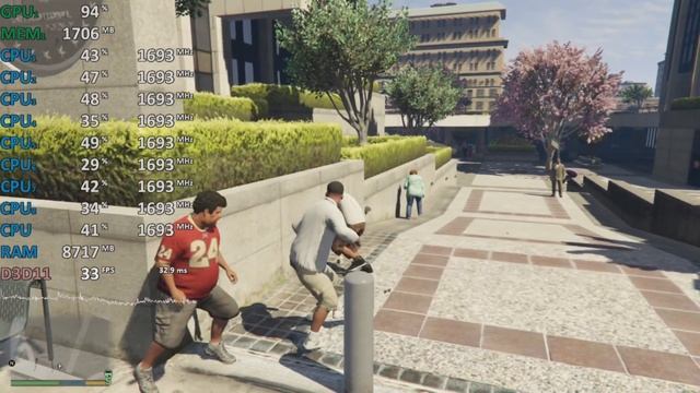 Intel UHD Graphics 620 GTA V Gaming Performance. Gameplay Benchmark Test смотреть онлайн