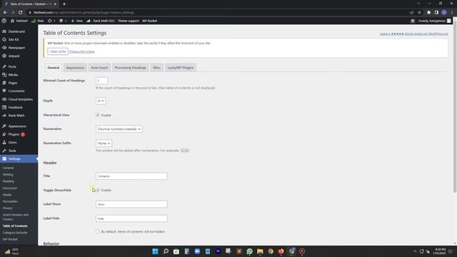 Adding a Table of Contents on WordPress Post | Very Easy | Tutorial смотреть онлайн