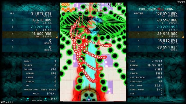 Bullet Hell Monday Challenge Hard 1cc. смотреть онлайн