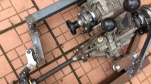 Мотоблок из раздатки от Нивы, редуктора Зид фаворит и ремня ГРМ.