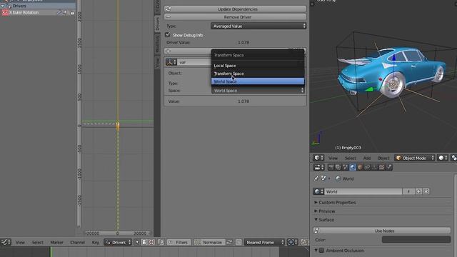 Easy and Simple Blender Car Rig Tutorial / suspension rig смотреть онлайн
