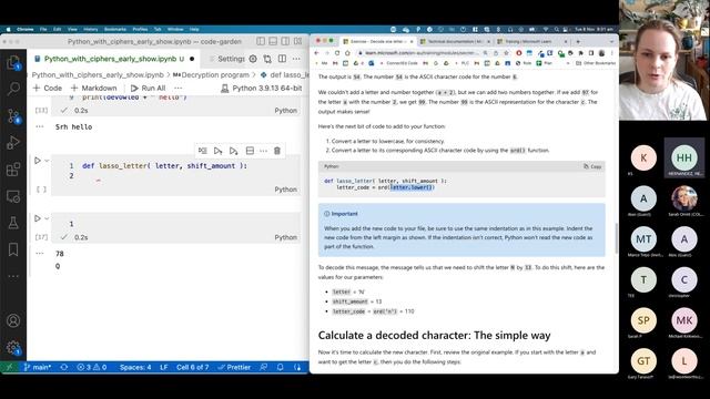 Open Code Garden 1 - Practicing Python with Ciphers - Early Show смотреть онлайн