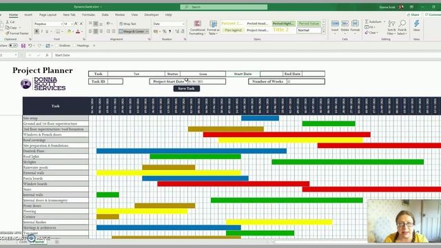Dynamic Drag and Drop Gantt Chart смотреть онлайн