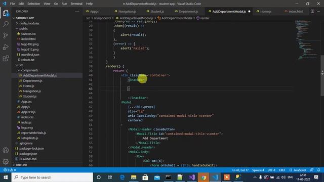 #13 : Material UI - Snackbar | How to use Material UI Snackbar in React JS смотреть онлайн