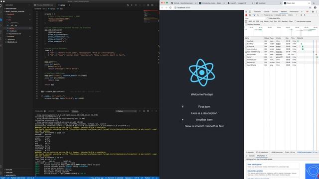 React and FastAPI Full Stack Application смотреть онлайн