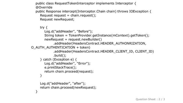 Android : How to add headers to OkHttp request interceptor? смотреть онлайн
