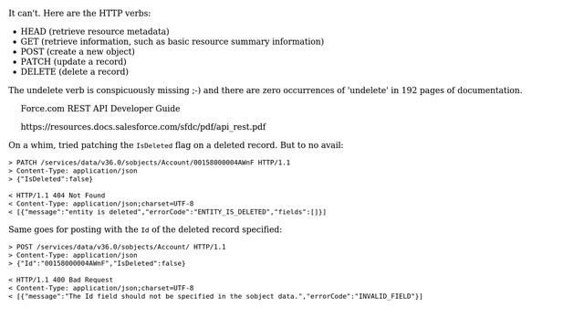 Salesforce: How can a record be undeleted using the REST API? (3 Solutions!!) смотреть онлайн
