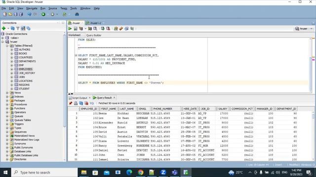 SQL operators - Arithmetic, Relational, Concatenation, NULL & NOT NULL - Day8 смотреть онлайн