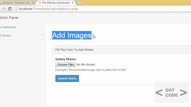 How to upload multiple image and auto thumbnail generating with using php & mysql - 01#trending смотреть онлайн