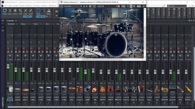 Test Sound : โปรเจคSonar 📢 Addictive Drums 2 BY.THEW смотреть онлайн