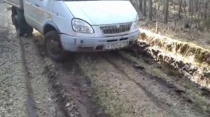 ГАЗель полный привод 4х4 буксует в Иркутской области
