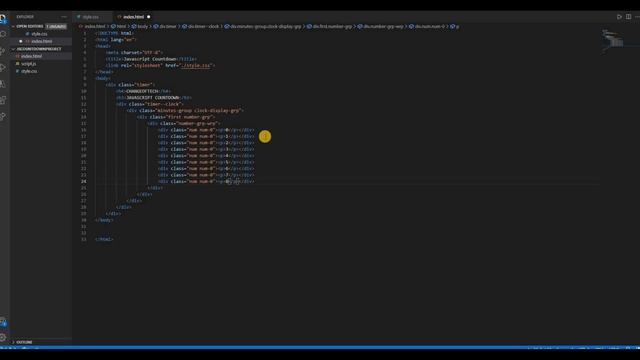 JavaScript Geri Sayım Proje - JavaScript Countdown Timer Project смотреть онлайн