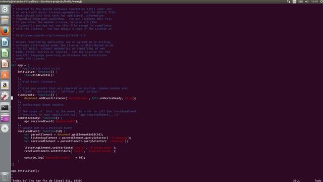 Instalar Cordova en Ubuntu. Parte 4/5 смотреть онлайн