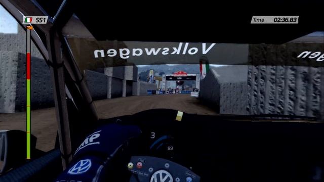 WRC 4 Demo | VW POLO 2013 @ Rally d'Italia Sardegna SS1 смотреть онлайн