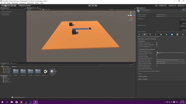 Making a Multiplayer FPS in Unity (E04. Syncing Movement) - uNet Tutorial смотреть онлайн
