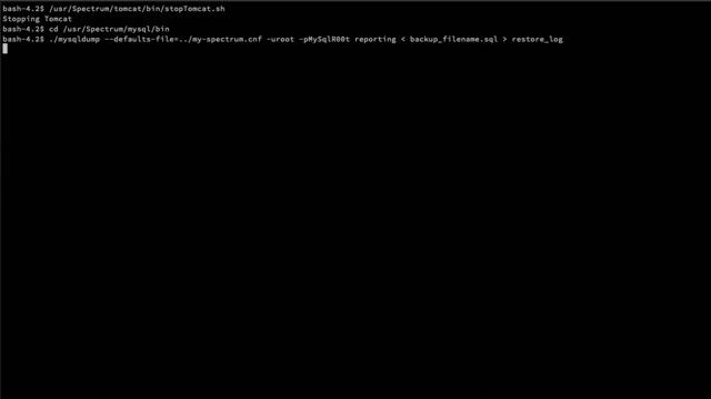 Restore Spectrum Report Manager Data смотреть онлайн