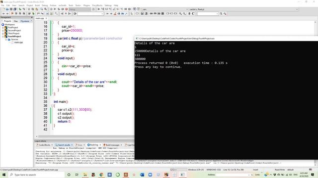 Parameterized and Copy Constructor in C++ смотреть онлайн