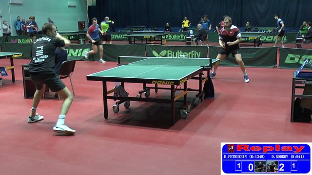 Евгений ПЕТРУХИН - Дмитрий БОБРОВ Настольный теннис, Table Tennis смотреть онлайн
