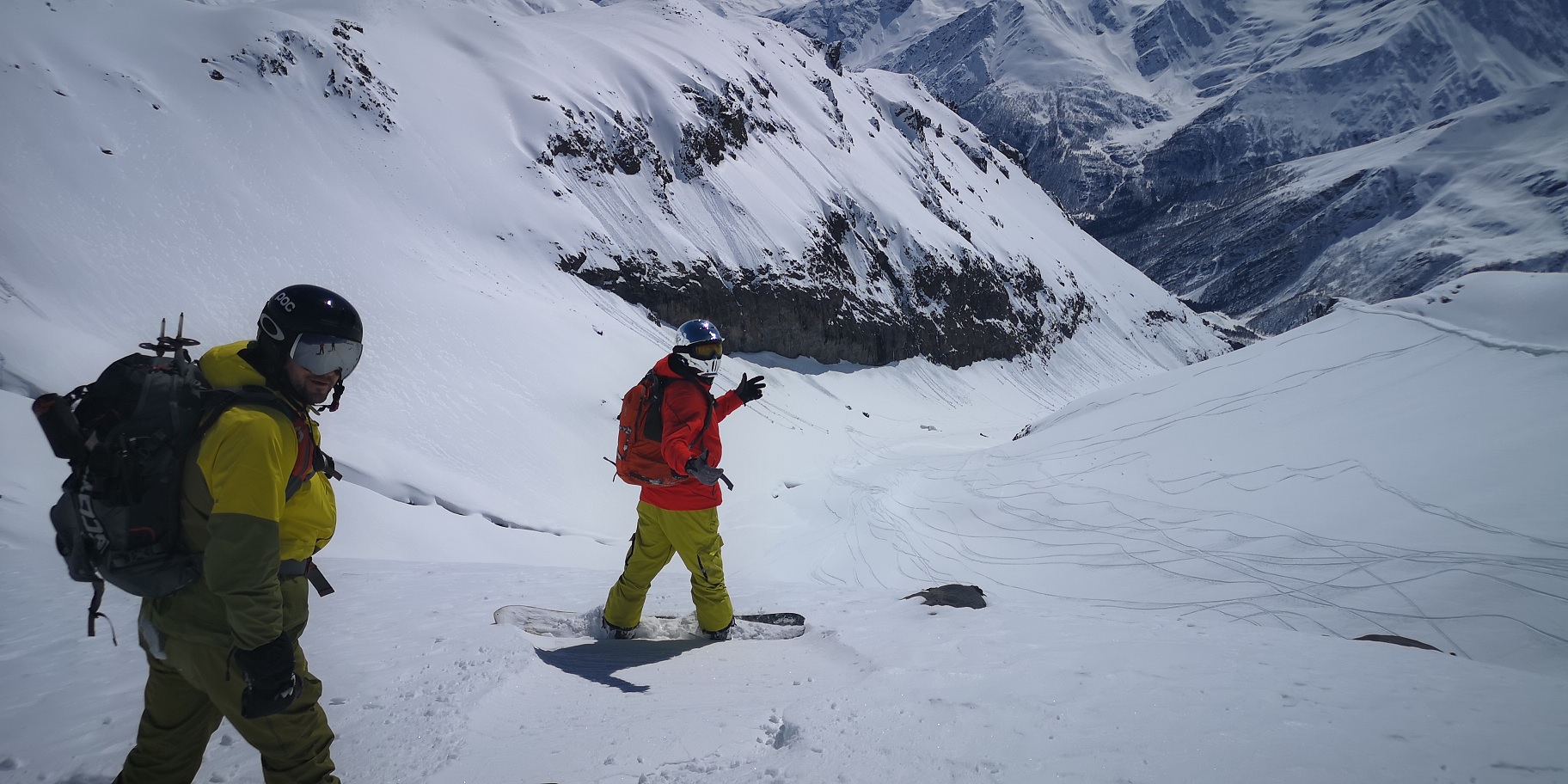 Эльбрус фрирайд ущелье Гара-Баши
